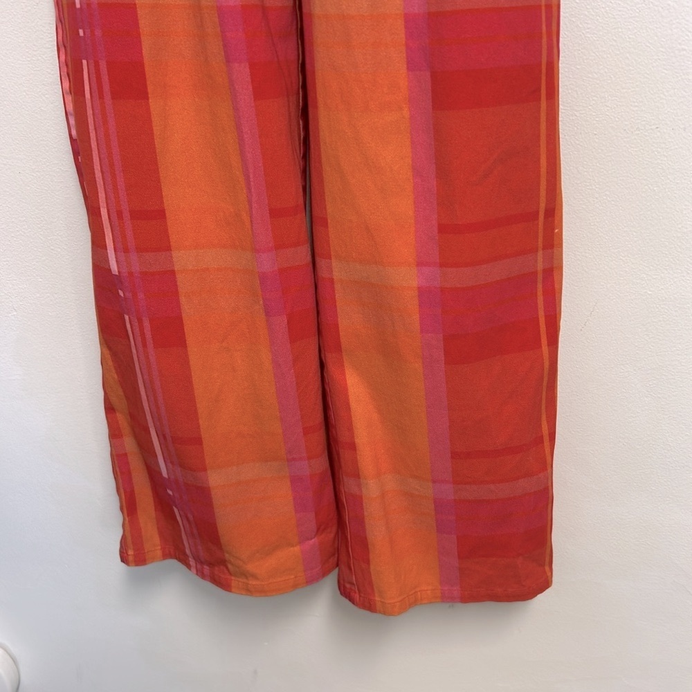Anthropologie Corey Lynn Calter Ayla Wide Leg Women’s Size M Red Orange Jumpsuit - Picture 5 of 16